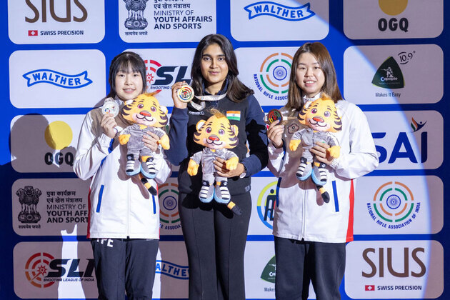 Esha Singh wins second career Asian Championship gold as India win nine medals on Day 1 to lead the standings