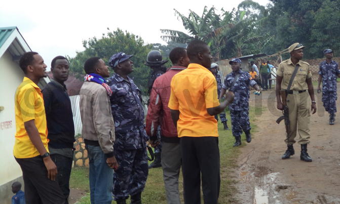 Police douse striking Fort Portal students with tear gas Police douse striking Fort Portal students with tear gas