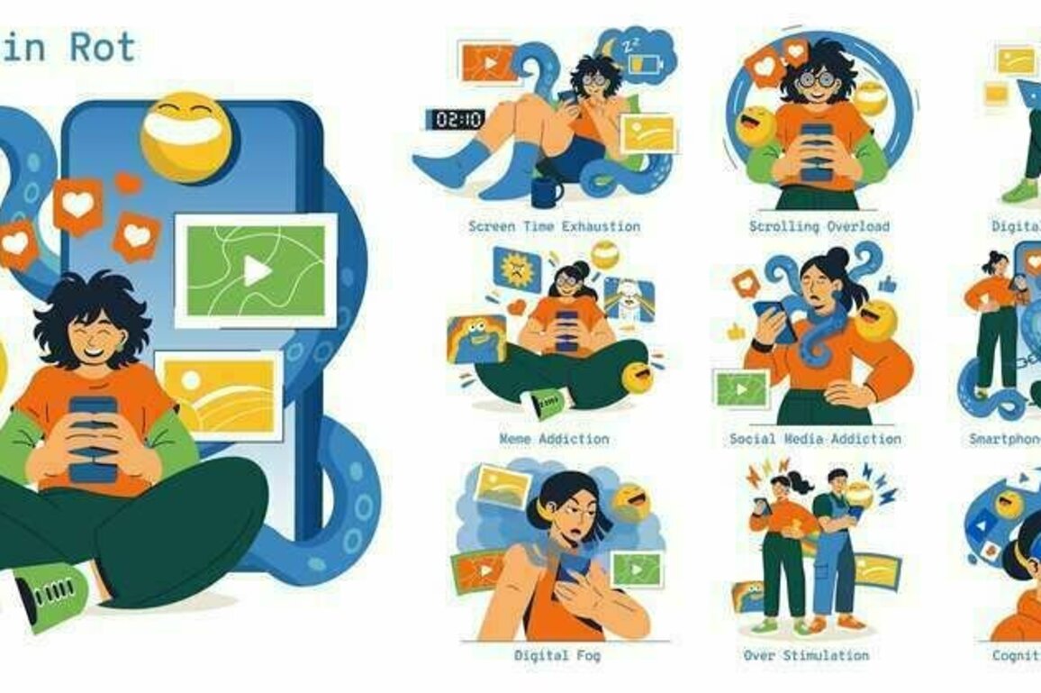 'Brain rot' mudah menimpa anak dan remaja karena konten serba cepat