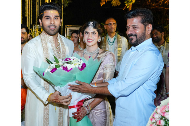 Allu Sirish marries Nayanika Reddy in star-studded Hyderabad wedding; CM Revanth Reddy attends