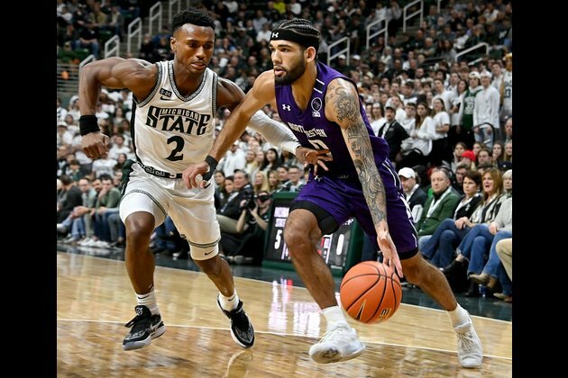 Northwestern gets past No. 20 Michigan State