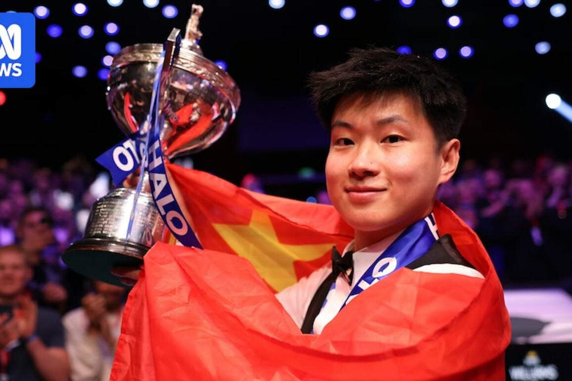 Zhao Xintong becomes China's first world snooker champion after comeback from ban