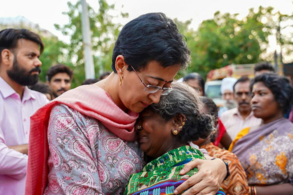 AAP's Atishi takes 'jahan jhuggi, 'wahan makaan', jibe at Delhi govt after demotion at Delhi's Madrasi camp