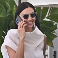 Irina Shayk is a vision in white as she prepares for Carnival in Rio de Janeiro