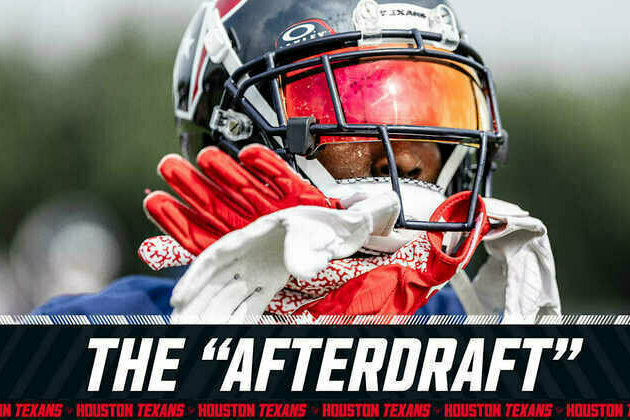 They've been drafted by the Texans...so what's next