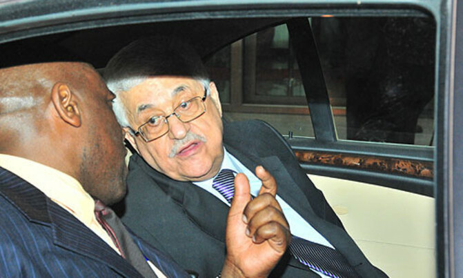 Palestinian president Mahmoud Abbas in Uganda Palestinian president Mahmoud Abbas in Uganda