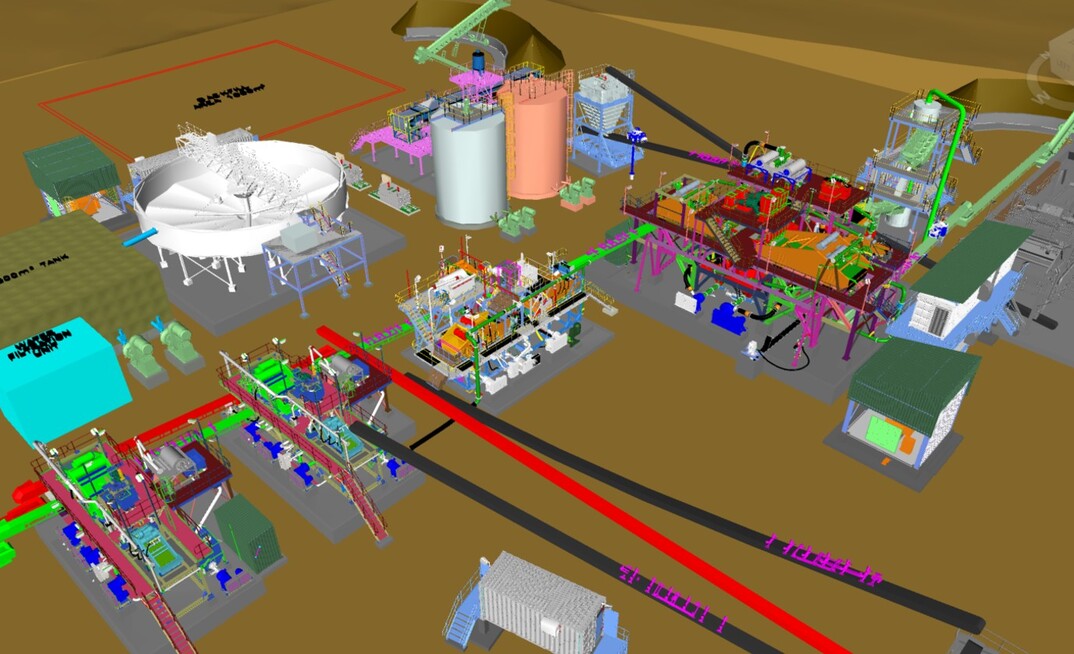 Modelagem 3D do projeto de lítio Bandeira