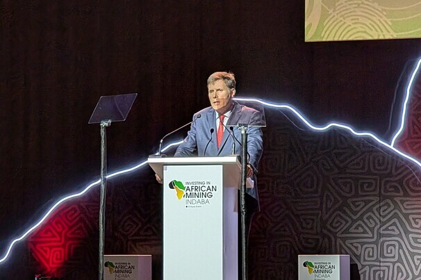 Anglo American chief executive Duncan Wanblad at Mining Indaba 2026