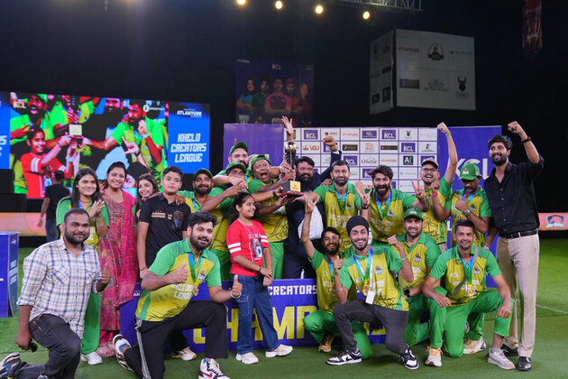 Shekhawati Spartans crowned champions of Khelo Creators League 2025
