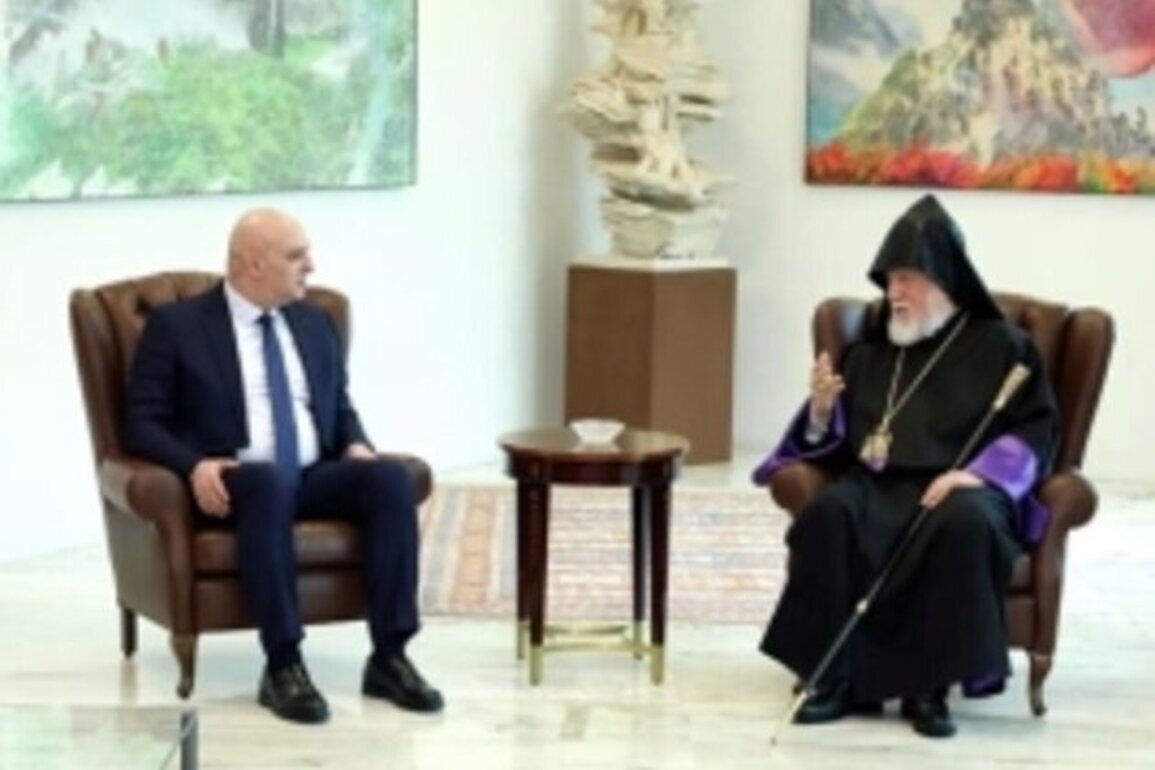 Aram I, Lebanese president discuss stability, security