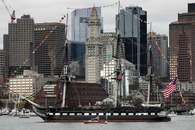 USS Constitution Celebrates Birthday with Boston Harbor Tour