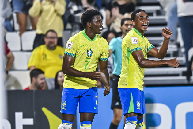 (SP)QATAR-DOHA-FIFA U17 WORLD CUP 2025-BRAZIL V INDONESIA