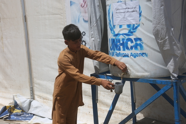 AFGHANISTAN-KABUL-REFUGEES-RETURNING HOME