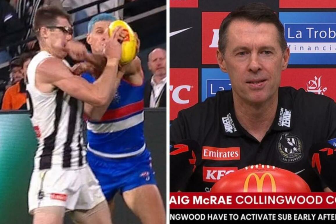 Craig McRae gives frank assessment of Rory Lobb punch on Mason Cox