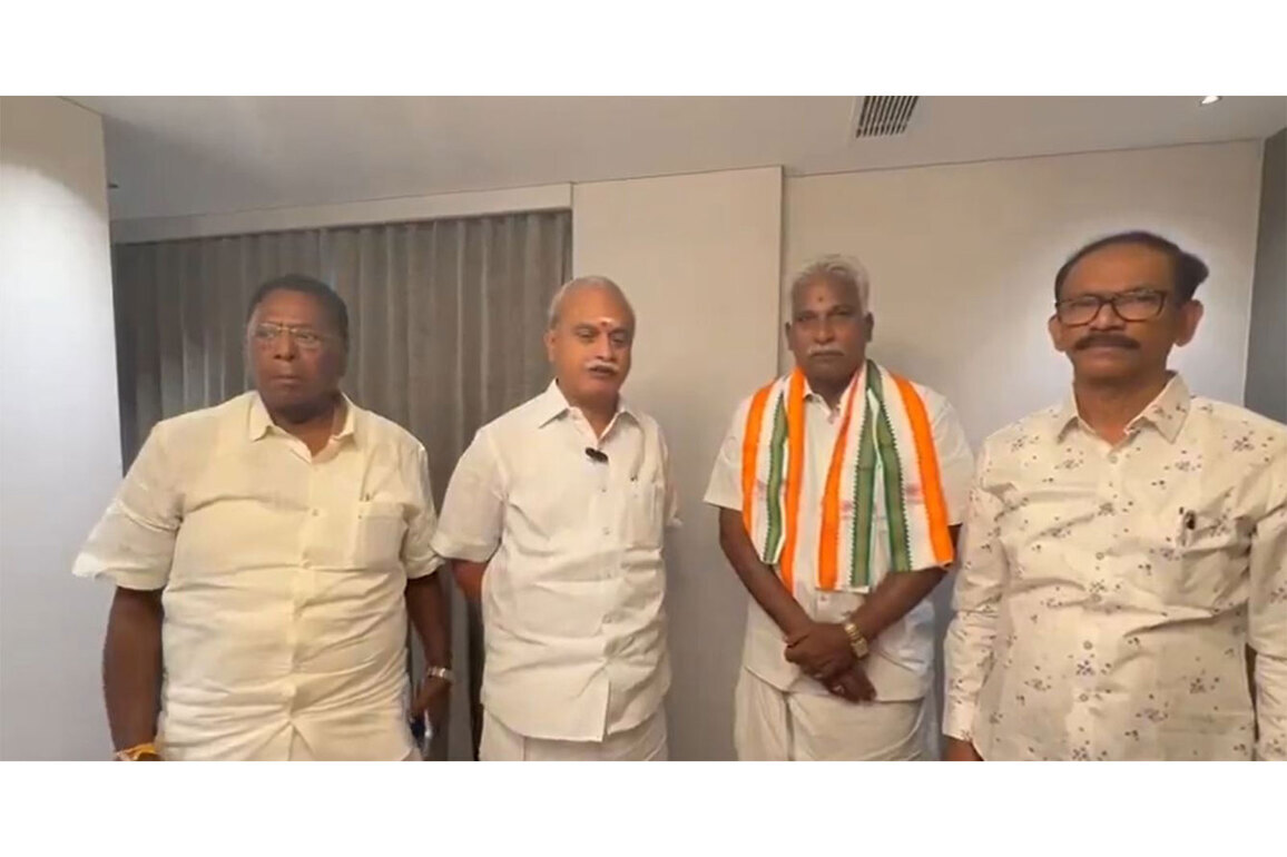 Puducherry polls: Independent MLA M Sivasankar joins Congress