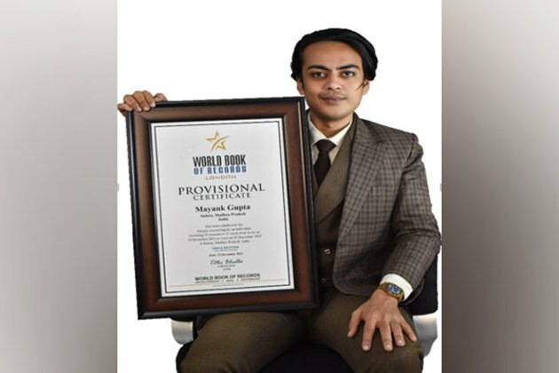 Mayank Gupta sets World Record for Longest Counselling