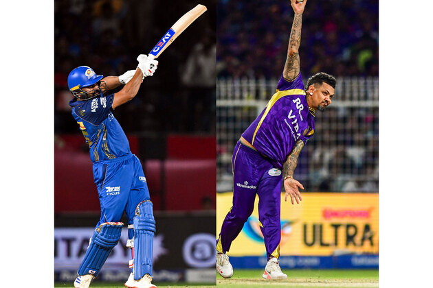 Narine-Rohit match up in focus as MI look to spoil KKR's playoff chances