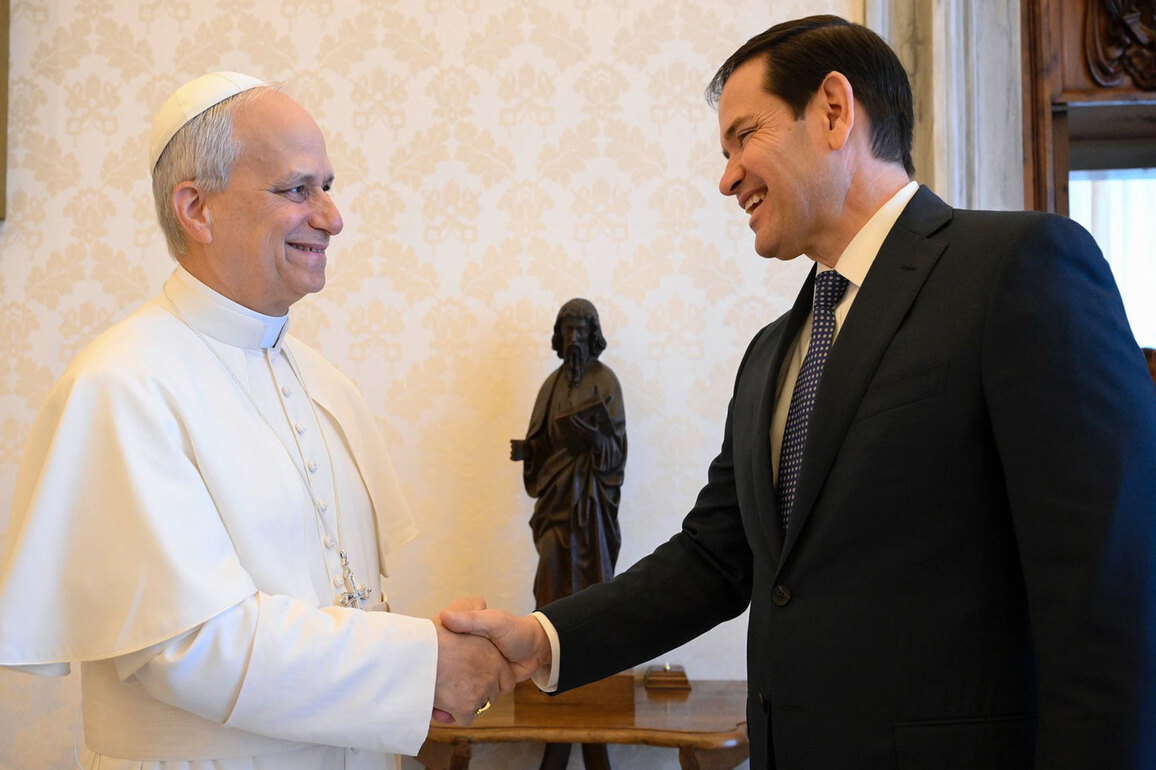 US Secy of State wishes Pope Leo XIV on birthday