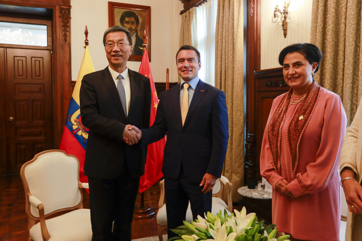 ECUADOR-QUITO-PRESIDENT-INAUGURATION-CHINA