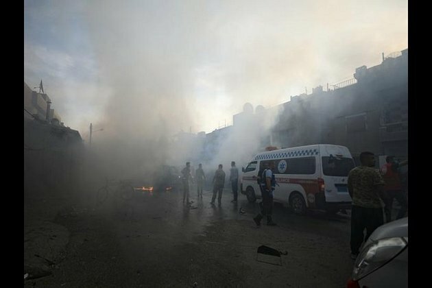 Blast in Syrian town bordering Turkey kills 13