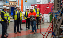  Richard Lochhead, The Minister for Further Education, Higher Education and Science, is updated on the capabilities of the Lyell Centre’s RD2 drill system by offshore electrical engineer Michael Wilson