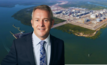 Inpex Senior Vice President Bill Towsend. Featured behind is Icthys LNG