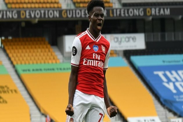 Bukayo Saka 'over the moon' after scoring first Premier League goal