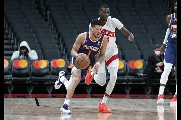 NBA roundup: Suns stop Raptors' winning streak