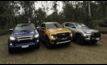  The Ford Ranger, Toyota HiLux and Isuzu D-MAX utes were popular in January sales figures. Photo: Ben White.