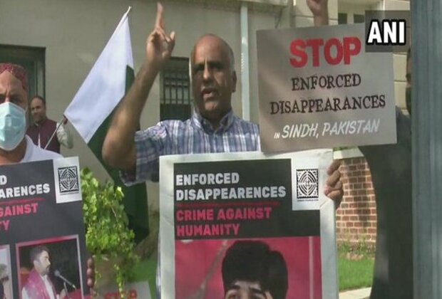 Sindhi Foundation holds protests outside Pak envoy's house in US