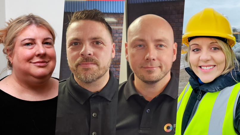 Mel Francis, Mark Beardsmore, David Smith, and Steph Wright