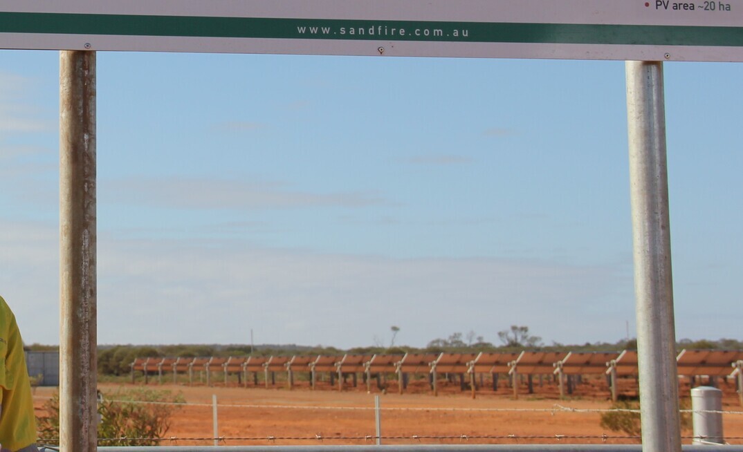 Degrussa solar farm.