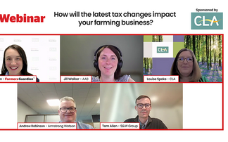 Watch our FREE webinar: How will the latest tax changes impact your farming business? 