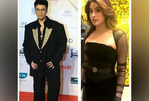 Janhvi Kapoor , Karan Johar stuns everyone with their look at 69th Filmfare Awards