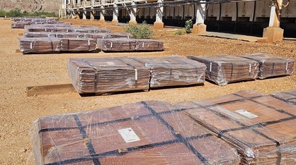 Copper ready to go to market. Credit: Austral.