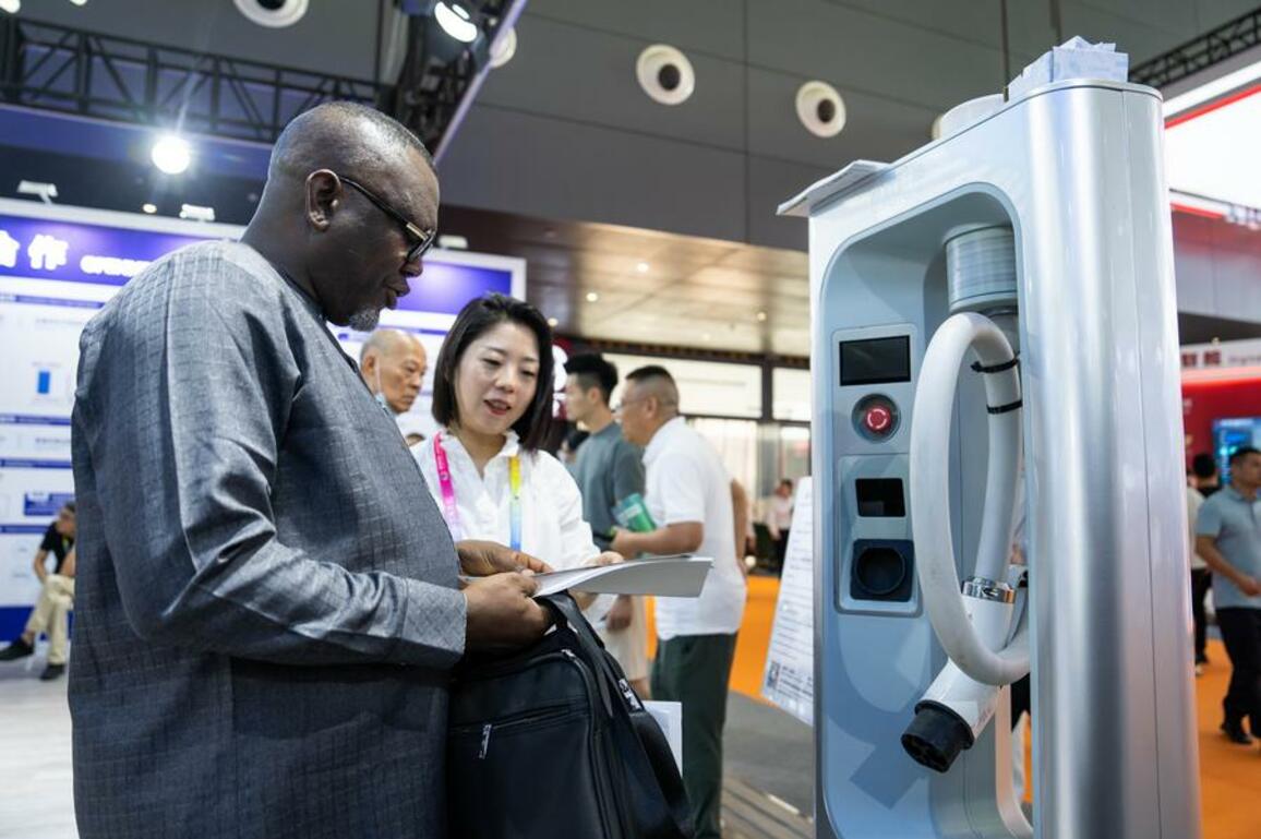 Supercharging station powers green mobility for China's new wheels