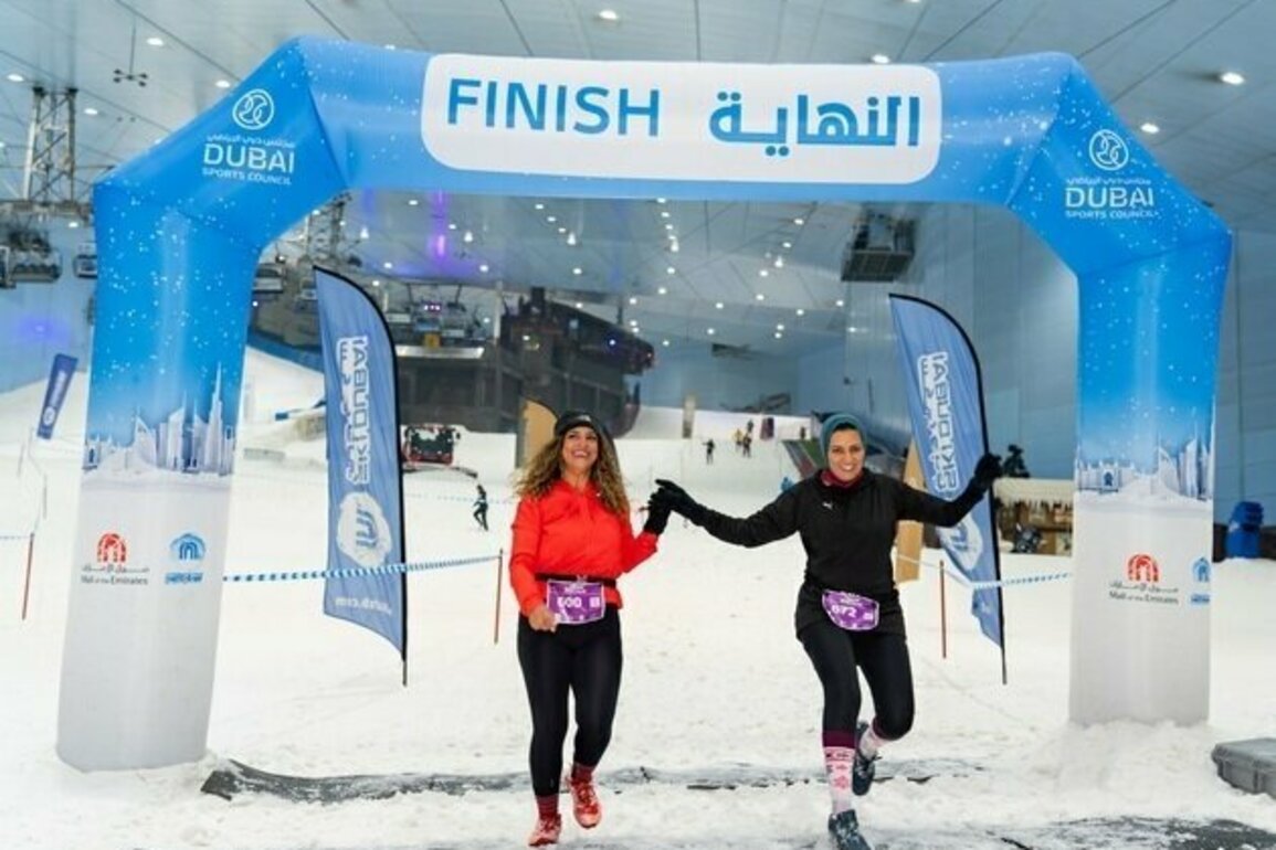 Inaugural Snow Duathlon in Dubai draws strong participation