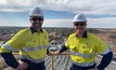  Raleigh Finlayson (left) and Stuart Tonkin at the Super Pit in Kalgoorlie