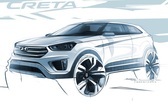 Hyundai Motor unveils renderings of new global SUV 'Creta'