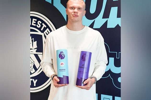 Premier League: Manchester City striker Erling Haaland wins 'Player of the Season' award