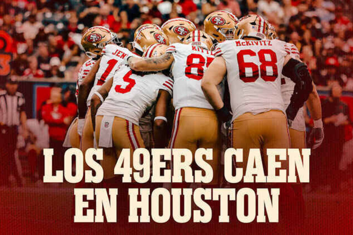 Los 49ers Caen 26-15 en Houston