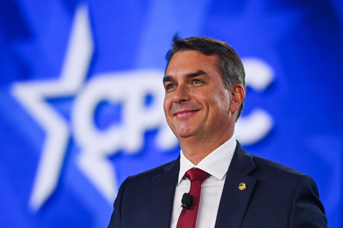 Flavio Bolsonaro calls for closer Brazil-US alignment at conservative conference