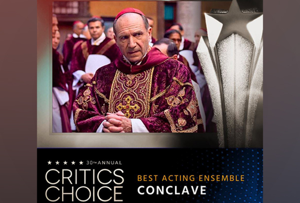 'Conclave' takes home Best Acting Ensemble at Critics Choice Awards 2025