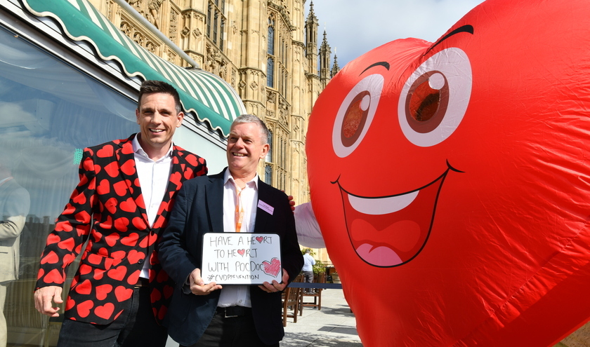 Steve Roest, chief executive & co-founder of PocDoc and Lee Peart (c) PocDoc