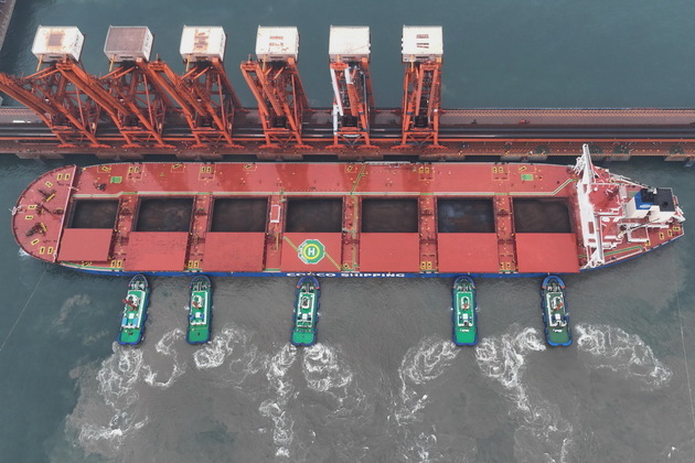 CHINA-HEBEI-TANGSHAN PORT-CAOFEIDIAN PORT AREA-ULTRA-LARGE VESSEL (CN)