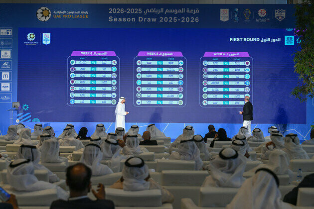 UAE Pro League holds 2025-26 sports season draw for ADNOC Pro League, ADIB Cup