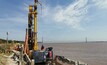  Keller drilled and installed more than 180No x 18m deep 610mm permanent steel casings as part of a railway slope stabilisation project by the Humber Estuary