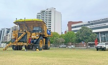  Fortescue Metals Group brought a 789D haul truck to Perth’s CBD for the annual Mining Emergency Response Competition and Resources Technology Showcase