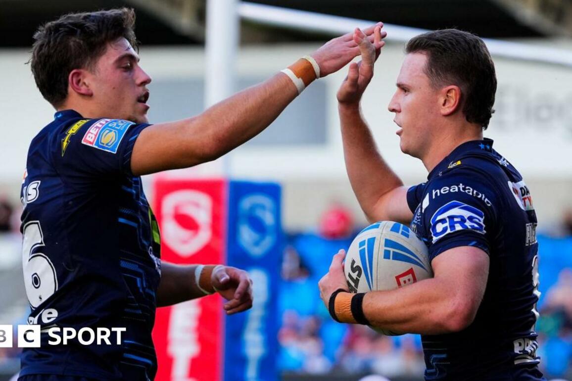 Super League- Salford Red Devils 6-46 Wigan Warriors - Jacob Douglas claims hat-trick