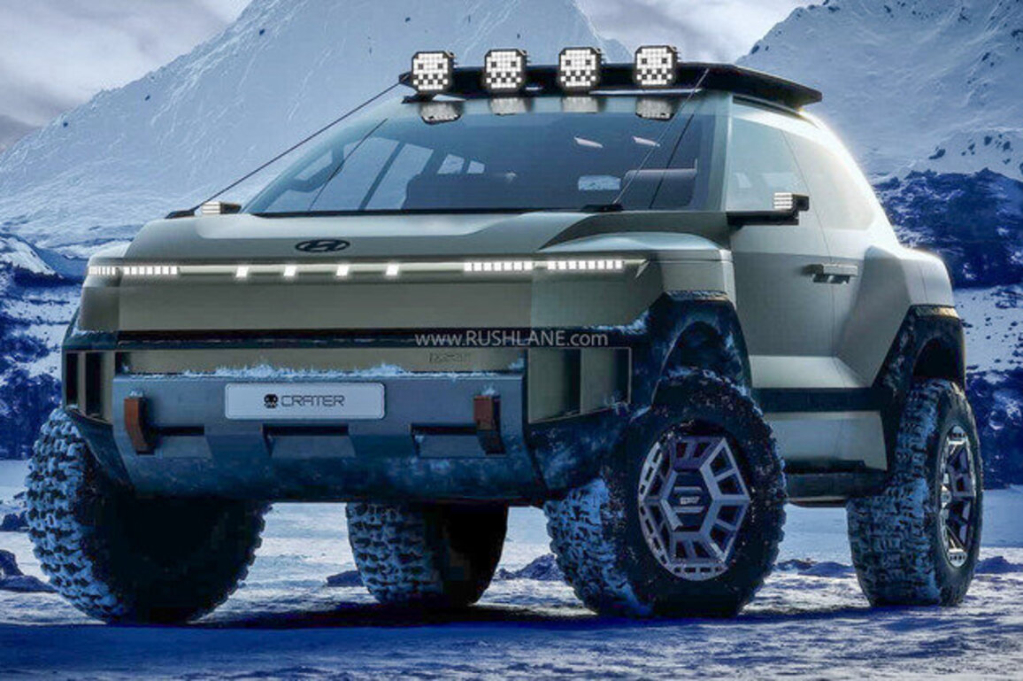 Hyundai Crater Revealed  Extreme Off-Road Vehicle Concept Looks Rad